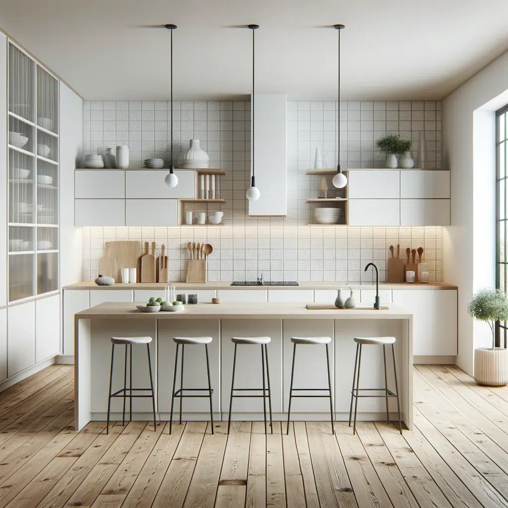 Scandinavian-inspired 10x10 kitchen remodel cost, emphasizing minimalist design