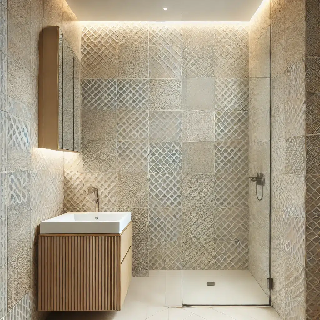 Vertical or Horizontal Layouts  / How to Choose the Perfect Bathroom Tiles for Small Spaces